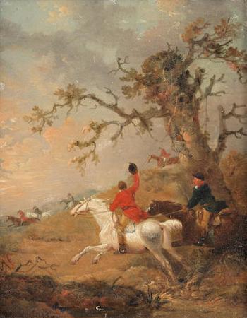 In Full Cry by 
																	George Morland