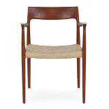 Armchair of teak by 
																			Niels Moller