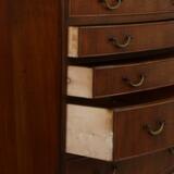 Chest of drawers of nut wood by 
																			 Illums Bolighus