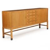 Elm sideboard by 
																			Jacob Kjaer