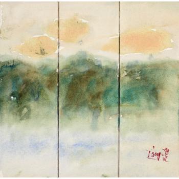 Sans Titre (Triptyque) by 
																	 Tang Haiwen