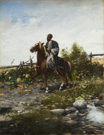 Oriental Horseman by 
																	Michal Wywiorski