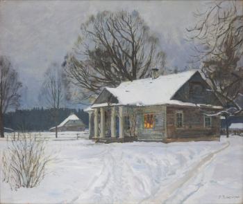 A Mansion In Winter by 
																	Stanislaw Zukowski