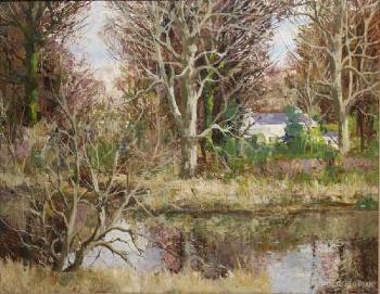 The Mill Pond by 
																	Fergus O'Ryan