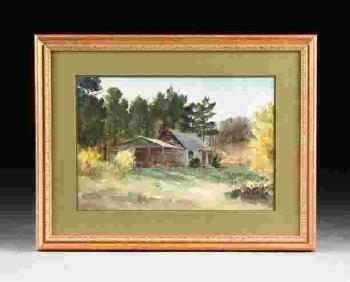 Cottage in the Woods by 
																			Ramon Mitchell Froman