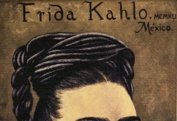 Self-portrait by 
																			Frida Kahlo