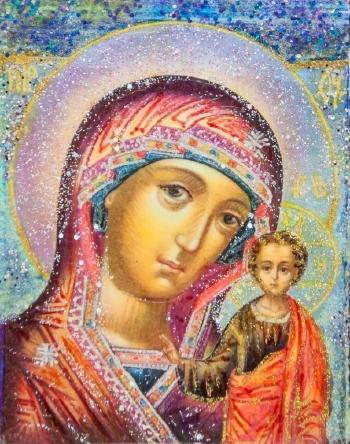 Our Lady of Kazan by 
																			Alexander Antanenka