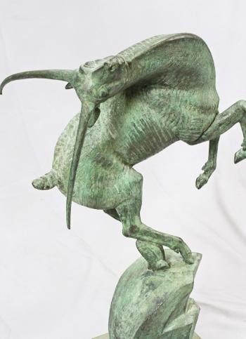 Leaping gazelle by 
																			Marshall Maynard Fredericks