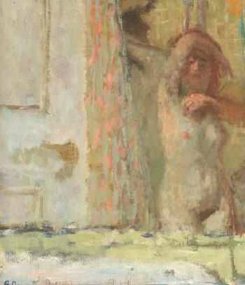 Female Nude by 
																	Bernard Dunstan