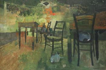 Tavern Tables and Chairs by 
																	Leonard Rosoman