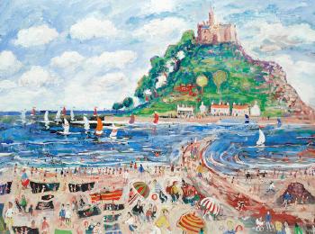 St Michael's Mount by 
																	Simeon Stafford