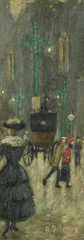 People in Albert Square by 
																	Arthur Delaney