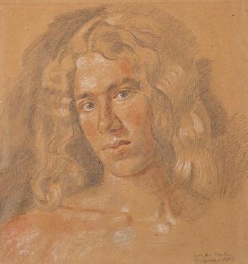 Portrait Of Dominique by 
																	Yannis Tsaroukhis
