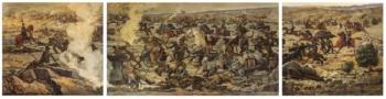 Maaraket Al-mazraa 1925 (The Battle Of Al-mazra'a 1925) by 
																	Shafik Eshtai