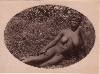 Femme allongée dans la nature by 
																	William Harry Caney