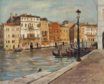 Venezia, Canal Grande Vicino Al'pescheria by 
																	Takanari Oguiss