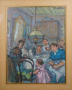Le DîNer En Famille by 
																	Ferdinand Fargeot