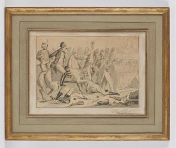 Scène de Bataille de Napoléonnienne by 
																	Auguste-Marie Raffet