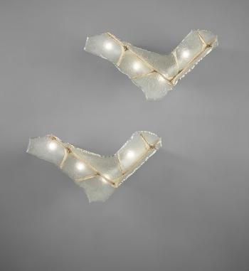 Pair of wall lights, model no. 1844 by 
																	Max Ingrand