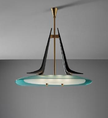Ceiling light by 
																	Max Ingrand