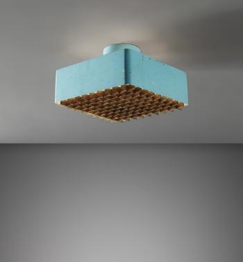 Ceiling light, model no. 9068 by 
																	Paavo Tynell