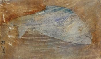 Untitled (Katla Fish) by 
																	Abanindranath Tagore