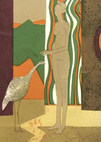 La Femme Et L'oiseau by 
																			Andre Minaux