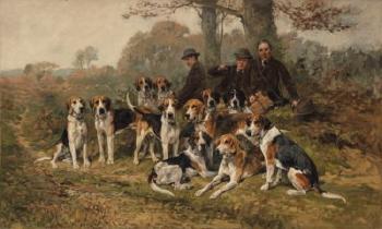 The New Forest Buckhounds by 
																	John Emms