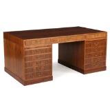 Brazilian rosewood desk by 
																			Jacob Kjaer