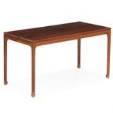 Coffee table of Brazilian rosewood by 
																			A J Iversen