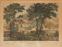 Udfald mod de Engelske i Classens Have, under Kiøbenhavns Beleiring, d 31 August 1807 by 
																			G L Lahde