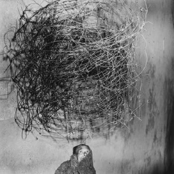 Twirling Wires by 
																	Roger Ballen