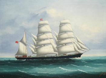 The Iron Ship Militiades by 
																	 Kwong-Sang