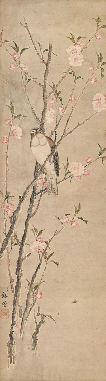Peach Blossom and Bird by 
																	 Gao Jianseng
