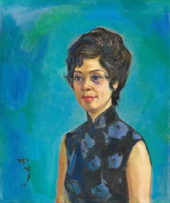 Portrait Of Ms. Shen Wen Yun by 
																	 Xi Dejin