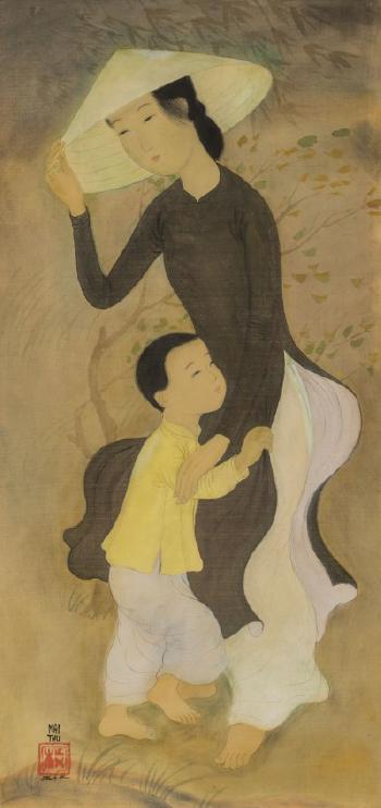 Mere Et Enfant (Mother and Child) by 
																	 Mai Thu