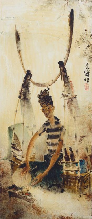 Satay Seller by 
																	 Lee Man Fong