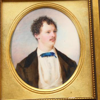 Portrait Miniature of Harry Dorsey Gough Carroll Sargent by 
																			George Saunders Thwaites