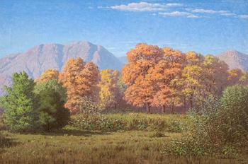 Autumn: Pear Trees (Phizantfontein Riversdale) by 
																	Jan E A Volschenk