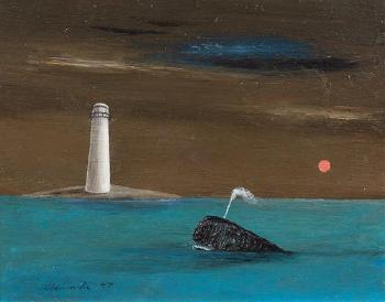 The Blue Whale by 
																	Gertrude Abercrombie