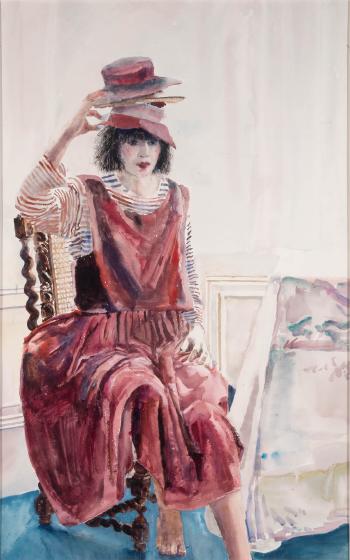 Sarah Hat-trick, 1984 by 
																	David Remfry
