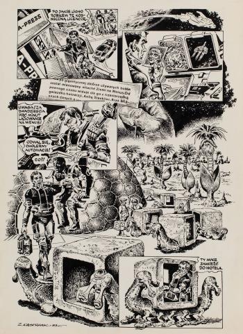 Czlowiek Bez Twarzy Comic Splash No. 2 (Part 2) 1983 by 
																	Zbigniew Kasprzak