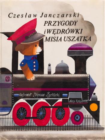 Przygody I Wedrowki Misia Uszatka - Book Cover to Czeslaw Janczarski's Book 1960 by 
																	Zbigniew Rychlicki
