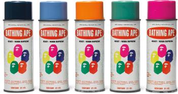 Spray Paint Cans (Set Of Five) by 
																	 Bape