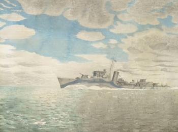 HMS Tetcott by 
																	Eric Ravilious