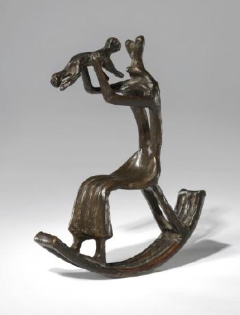 Rocking Chair No. 4: Miniature by 
																	Henry Moore