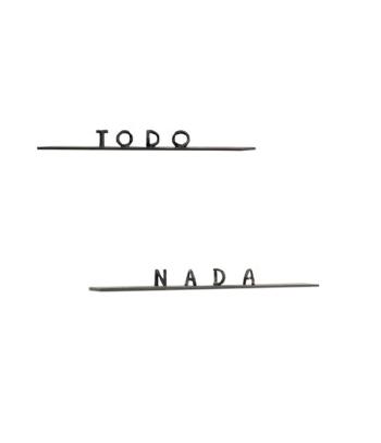 Todo-nada by 
																	Markus Raetz