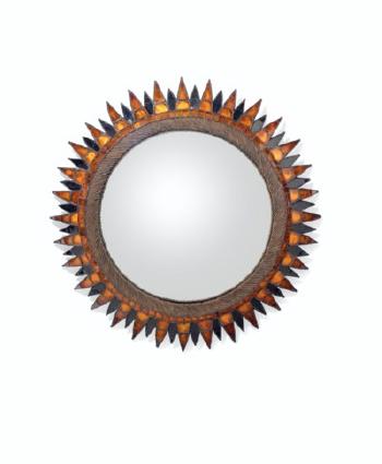Soleil à Pointes Mirror, Model No. 4 by 
																	Line Vautrin