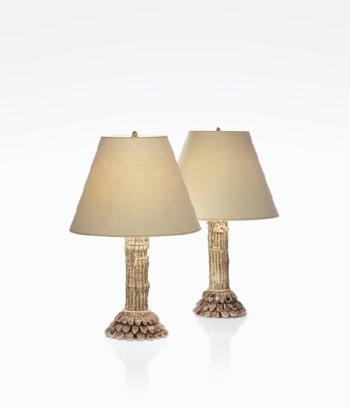 Pair Of Table Lamps by 
																	Line Vautrin
