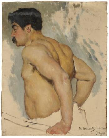 Portrait Of The Artist Nikolai Kuznetsov (1850-1929) by 
																	Viktor Mikhaelovich Vasnetsov